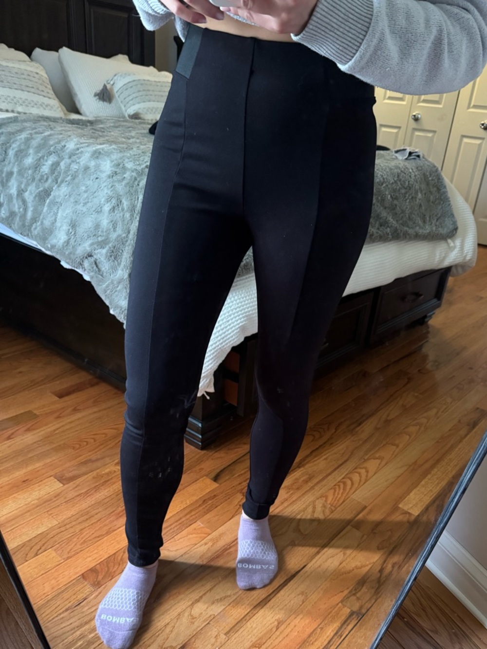 H&M BRAND NEW Black High-Waist Skinny Ponte Pants